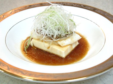 清蒸鯛魚豆腐