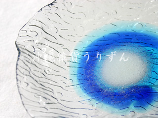 琉球ガラスの大皿