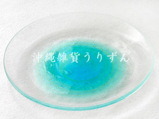 琉球ガラスの中皿